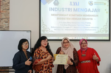 Kegiatan Industri Mengajar MEMPERKUAT KOMITMEN MEMBANGUN EKOSISTEM DENGAN INDUSTRI
